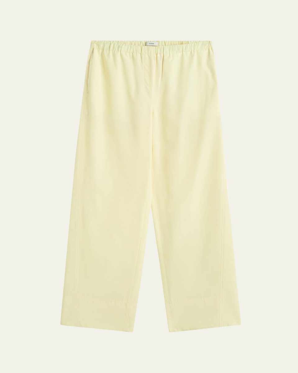 Twisted Seam Straight-Leg Boxer Trousers